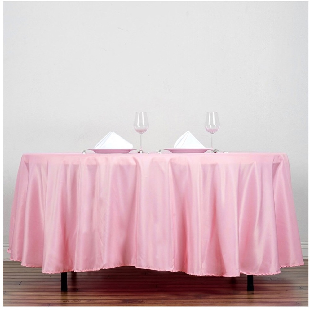Polyester round tablecloths